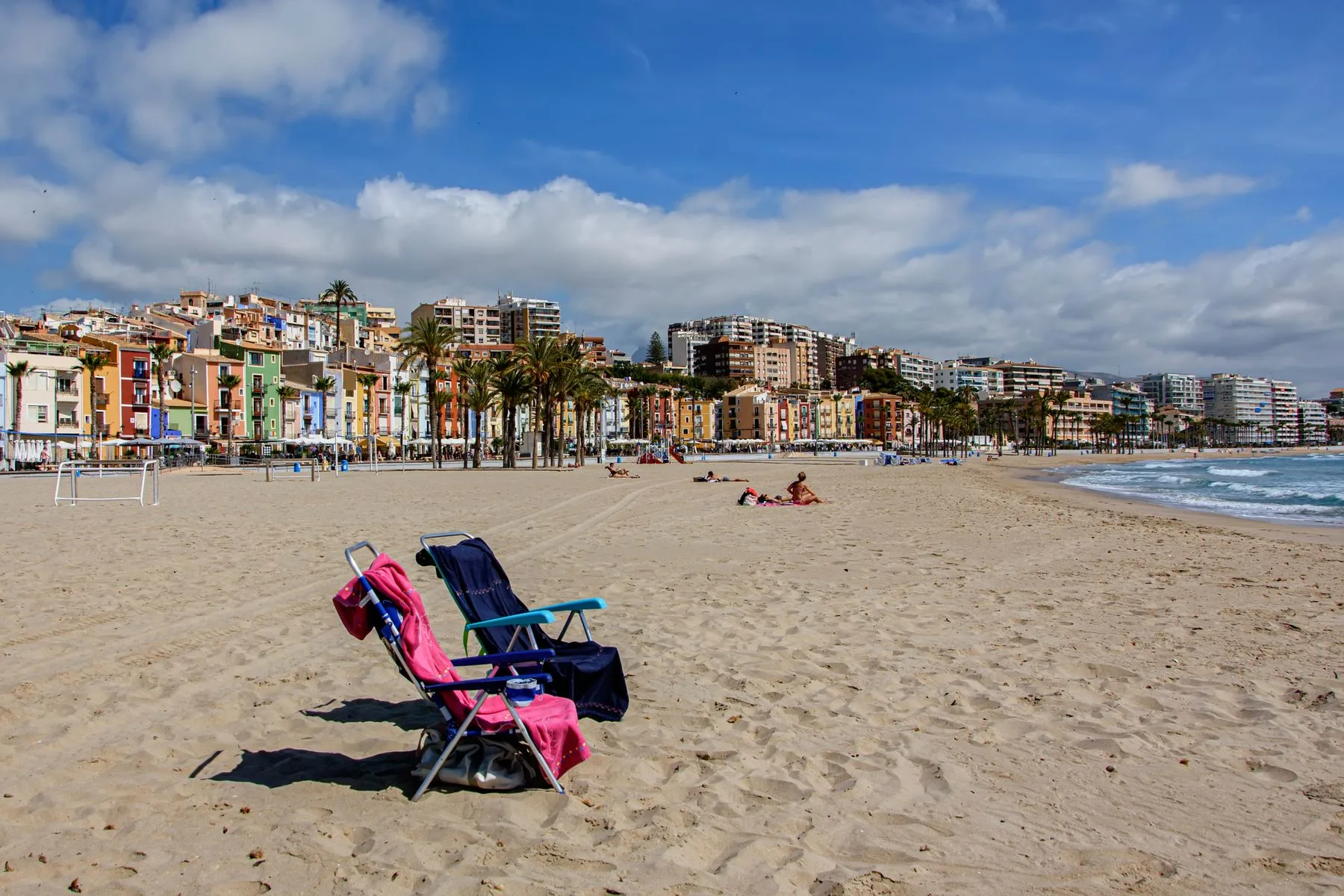 Homes beside a Costa Blanca beach